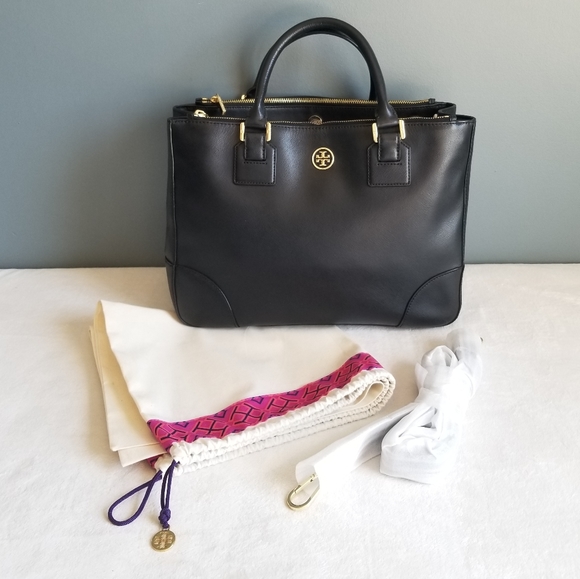 🌻SOLD🌻 Tory Burch Robinson Double Zip Handbag - Picture 2 of 16
